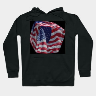 Stars and Stripes cubed. Hoodie